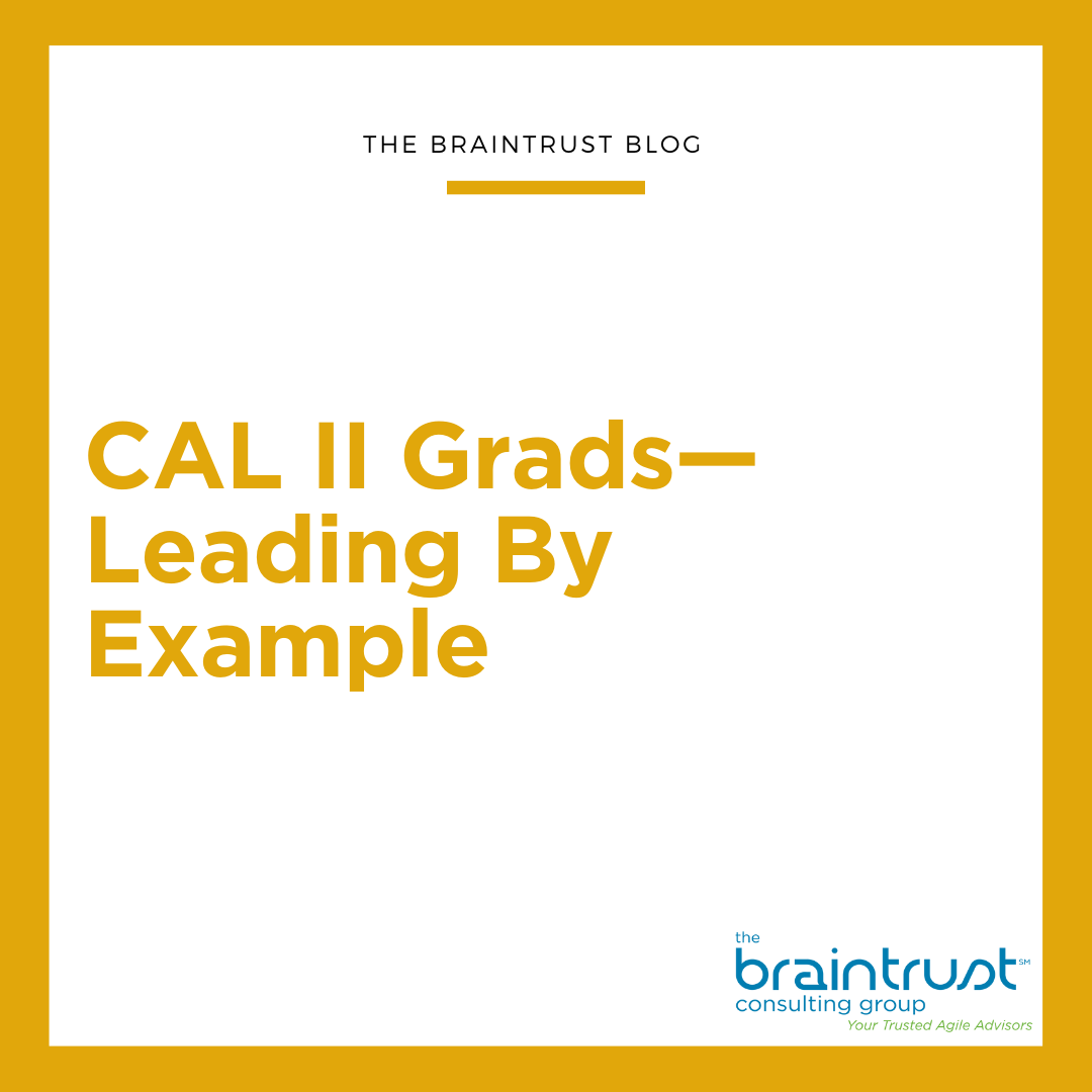 CAL II Grads—Leading By Example