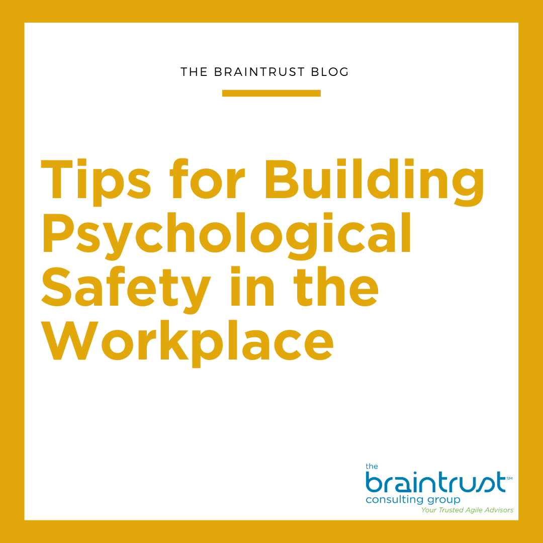 Tips for Building Psychological Safety in the Workplace