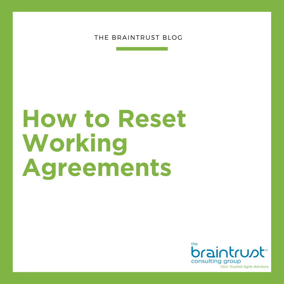 How to Reset Working Agreements