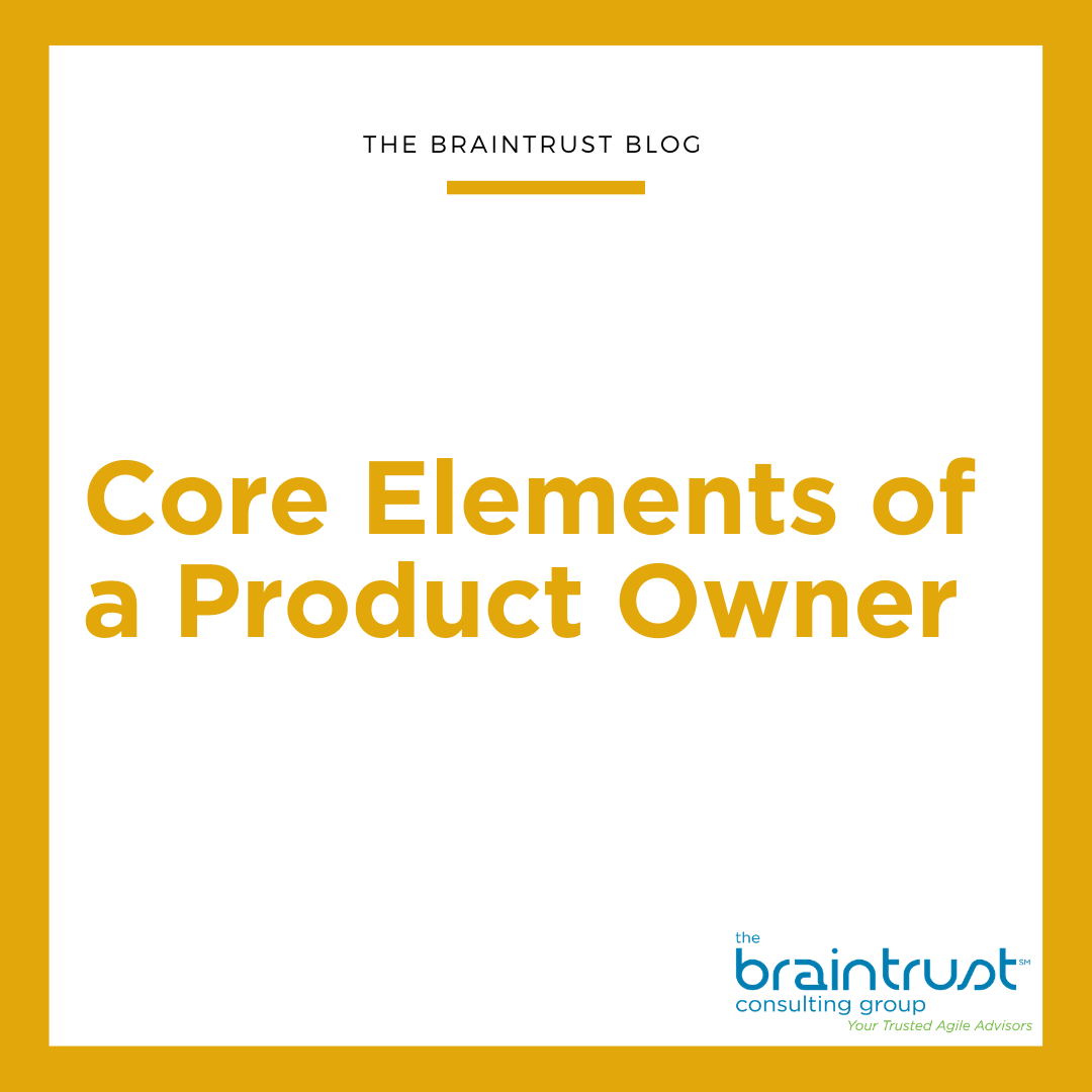 Core Elements of a Product Owner