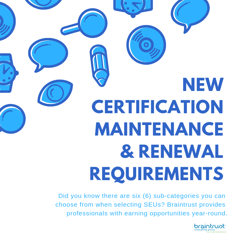 NEW Certification Maintenance and Renewal Requirements!