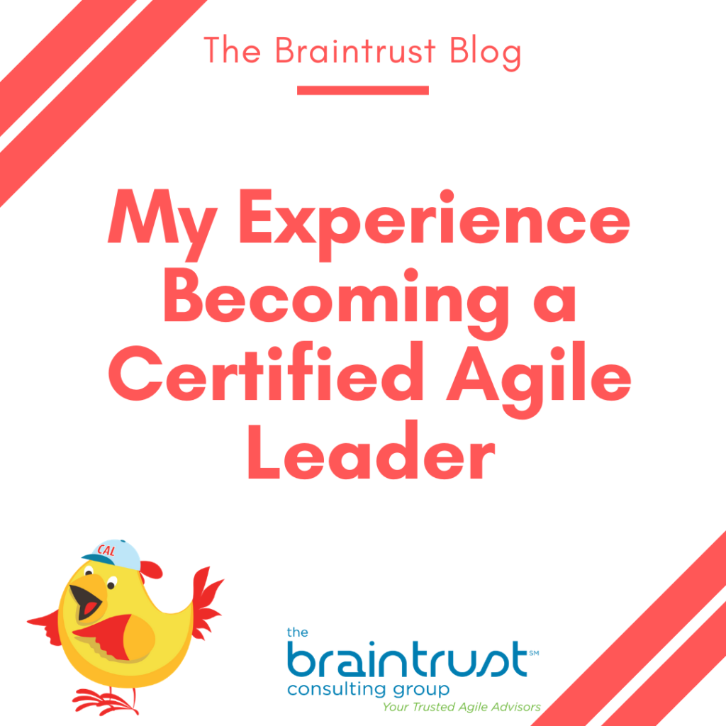 My Experience Becoming a Certified Agile Leader
