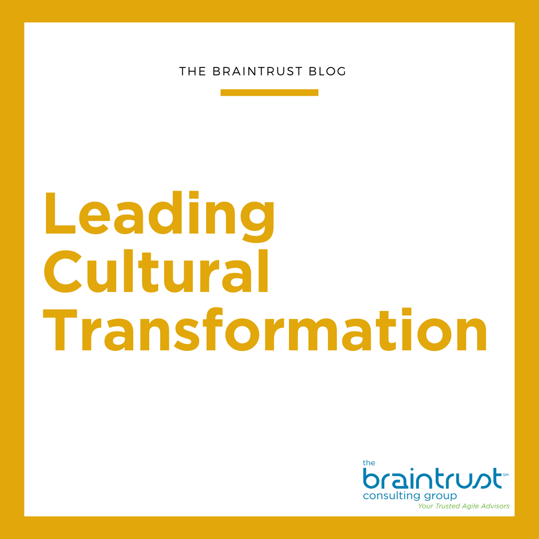 Leading Cultural Transformation