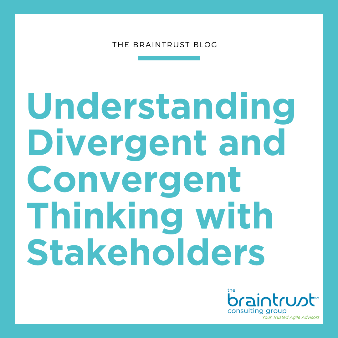 Understanding Divergent and Convergent Thinking with Stakeholders