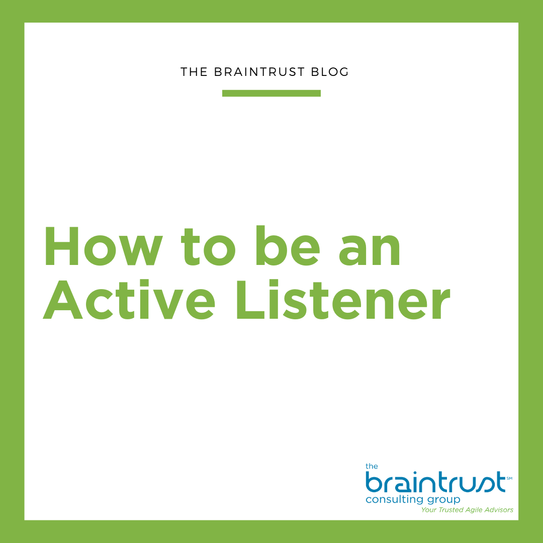 How to be an Active Listener